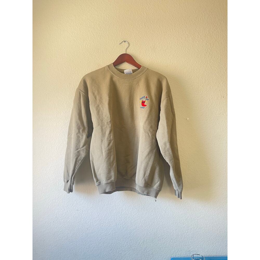 Vintage embroidered chili pepper Las Vegas sweatshirt size large